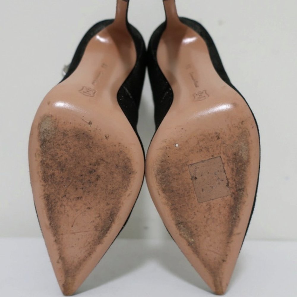 Gianvito Rossi High-Back Ankle Strap Pumps Sz 36.5 - Picture 10 of 11